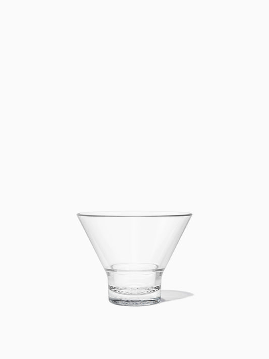 RESERVE 8oz Stemless Martini MS Copolyester Glass - Bulk