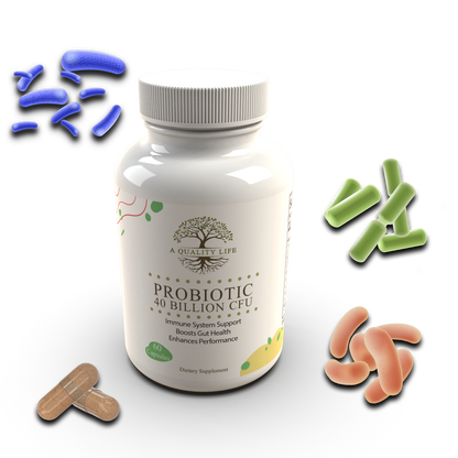 Probiotic 40 Billion CFU by A Quality Life Nutrition