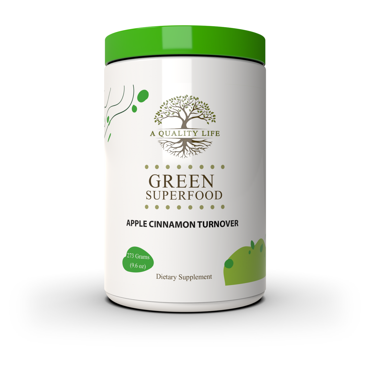Green Superfood - Apple Cinnamon Turnover by A Quality Life Nutrition