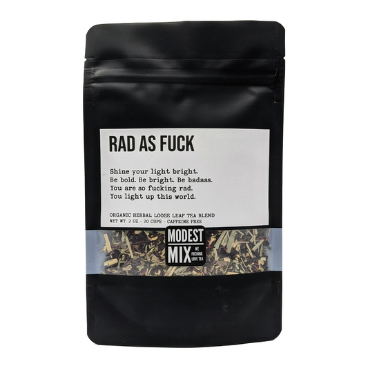 Rad As F**k - bright, tart & refreshing hibiscus mix (yummy cold-brew) by ModestMix Teas