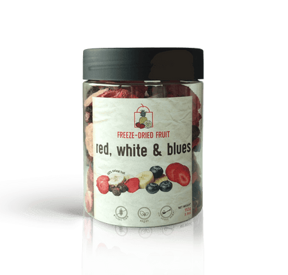 Freeze Dried "Red, White & Blues" Snack by The Rotten Fruit Box