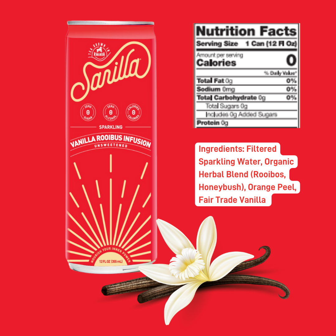 Rooibos Vanilla Sarilla Sparkling Botanical by Drink Sarilla
