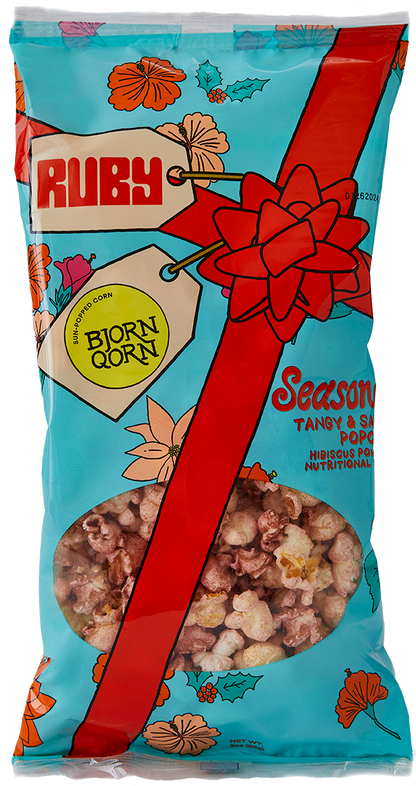 Bjorn Qorn Ruby Popcorn Bags - 6-Pack x 3oz Bag by Farm2Me