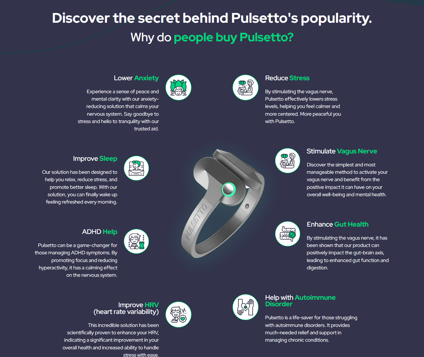 Pulsetto Vagus Nerve Stimulation Device, by Pulsetto