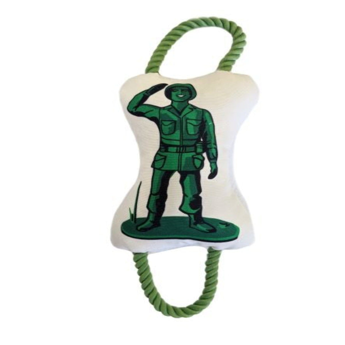 Retro Soldier Plush Dog and Puppy Toy by American Pet Supplies