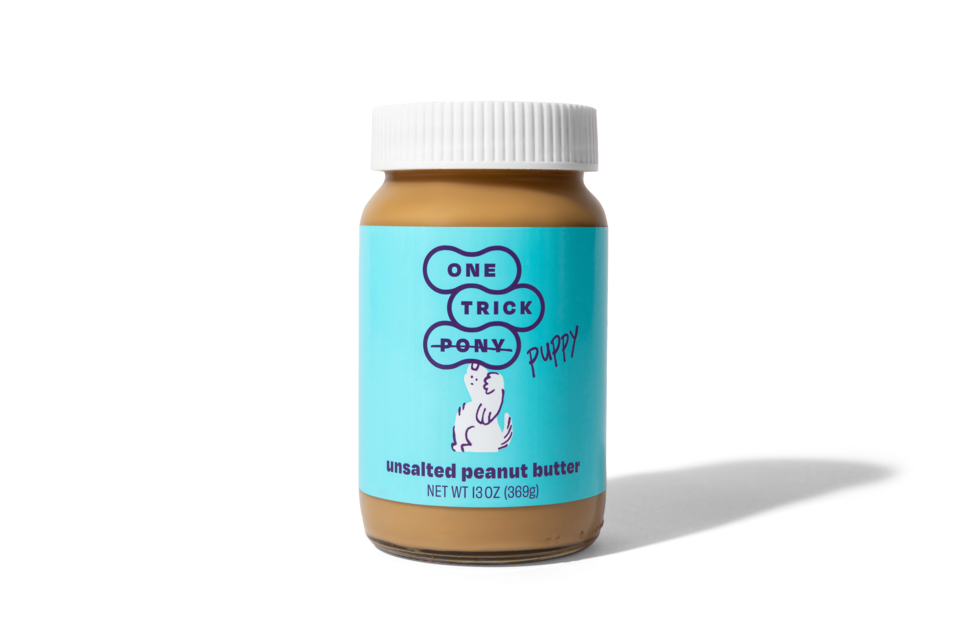 One Trick Pony Unsalted peanut butter jar - 6 Jars by Farm2Me