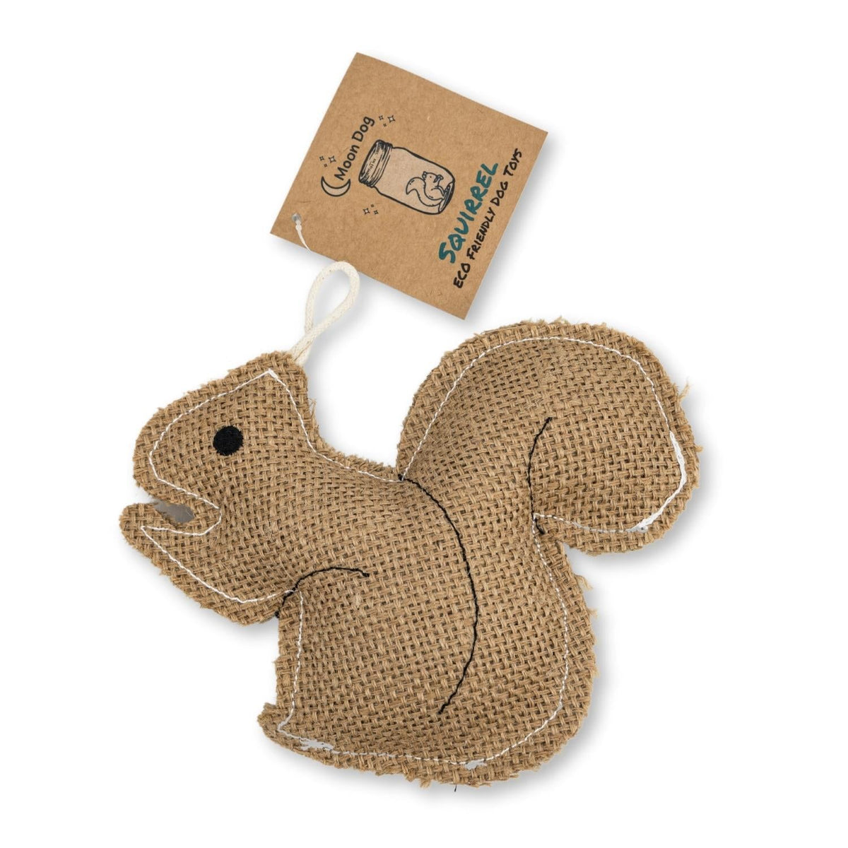 Rustic Jute Squirrel: Sustainable Eco Dog Chew Toy by American Pet Supplies
