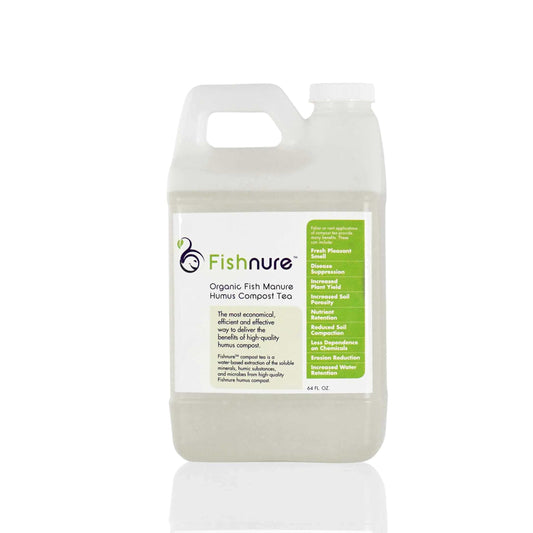 64 oz. Fish Manure Humus Compost Tea Sustainably sourced Odorless Organic Humus Compost Tea by Fishnure