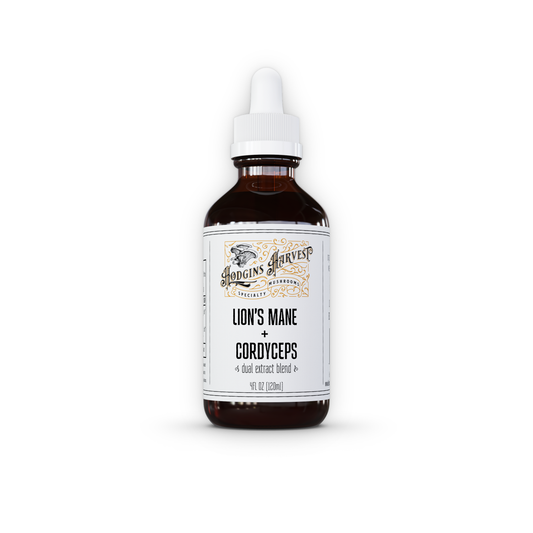 Lion's Mane + Cordyceps Dual Extract Tincture by Hodgins Harvest