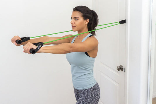Tube Resistance Bands Set with Attached Handles by Jupiter Gear