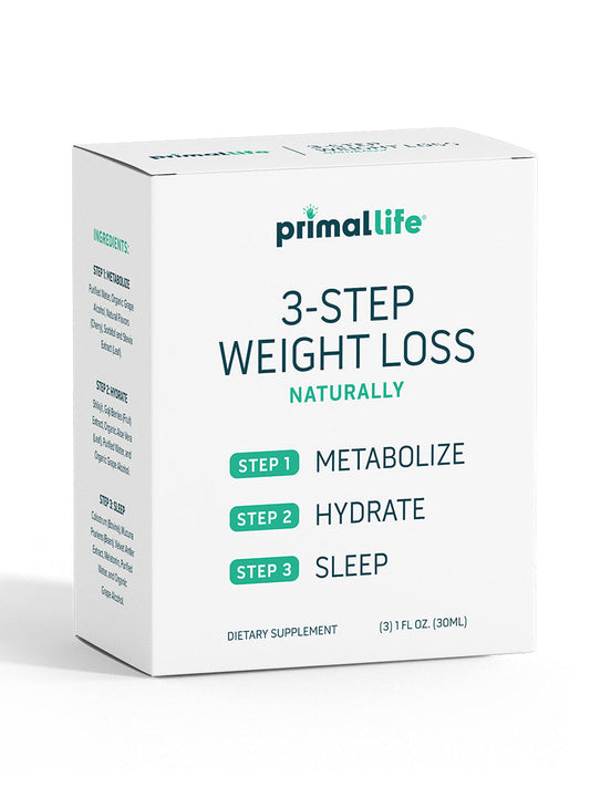3-Step Naturally Weight Loss, with Shilajit, Paleo & Gluten Free, by Primal Life Organics