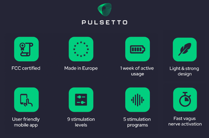 Pulsetto Vagus Nerve Stimulation Device, by Pulsetto