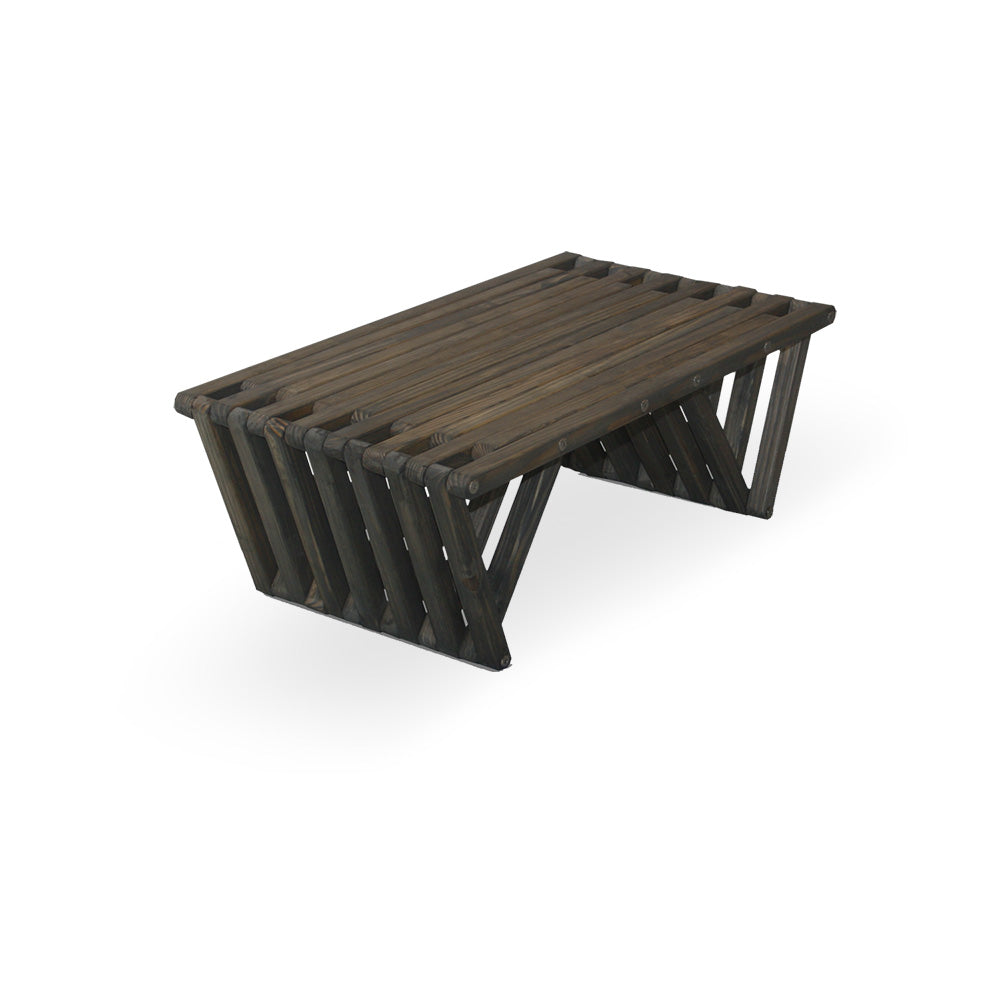 Coffee Table Modern Design Solid Wood L 36" x W 21" x H 13" XQuare eco-friendly by GloDea