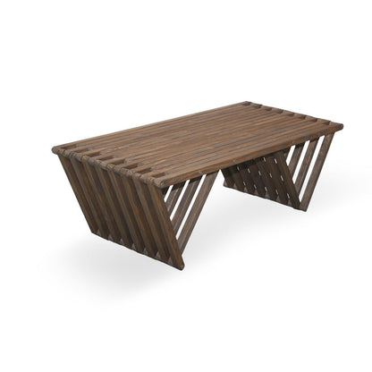 Coffee Table Modern Design Solid Wood L 54" x W 20" x H 17" XQuare eco-friendly by GloDea