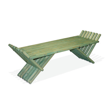 French Bench Solid Wood 54" L x 21" D x 17 H XQuare eco-friendly by GloDea