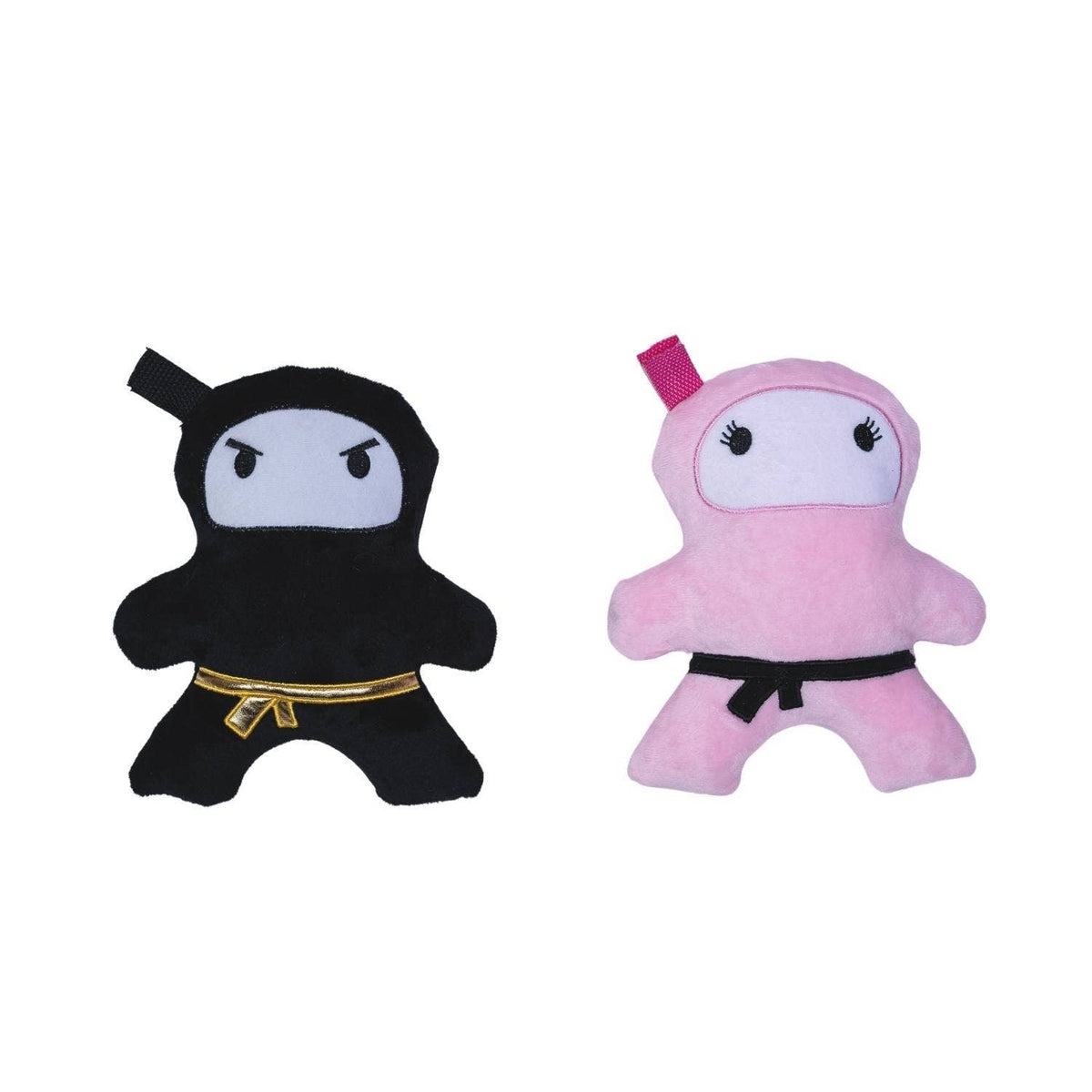 Ninja Love Crinkle and Squeaky Plush Dog Toy Combo by American Pet Supplies
