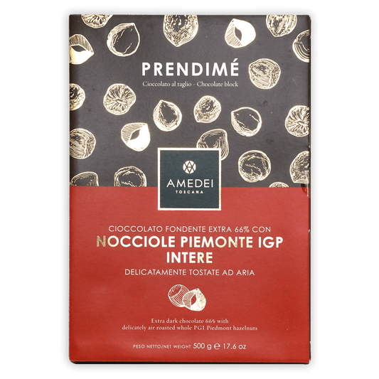 Amedei Prendimé Dark Chocolate w/ Hazelnuts 66% (500g) by Farm2Me