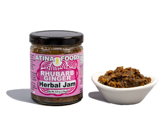 Rhubarb Ginger Herbal Jam - 12 Jars x 6oz by Farm2Me