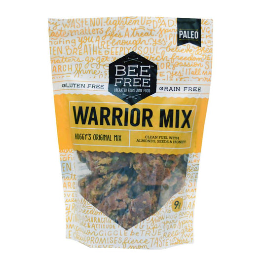 Bee Free Warrior Mix: Auggy's Original Granola, Gluten Free, Grain Free - 12 Bags x 9oz by Farm2Me