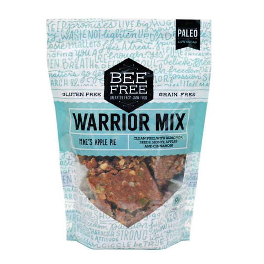 Bee Free Warrior Mix: Mae's Apple Pie Granola, Gluten Free, Grain Free - 12 Bags x 9oz by Farm2Me