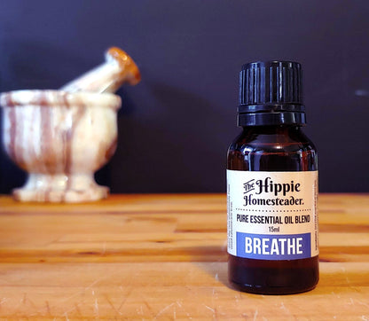 BREATHE Pure Essential Oil Blend by The Hippie Homesteader, LLC