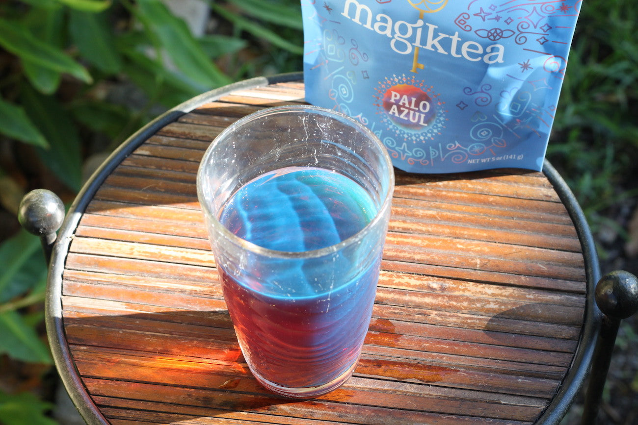 Certified Organic Palo Azul Tea By MagikTea, 15 Loose Tea Bags, The Alkaline Florescent Herbal Tea High in Polyphenols