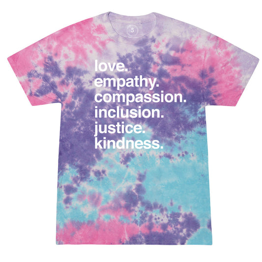 Kindness is' Tie Dye Classic Tee by Kind Cotton