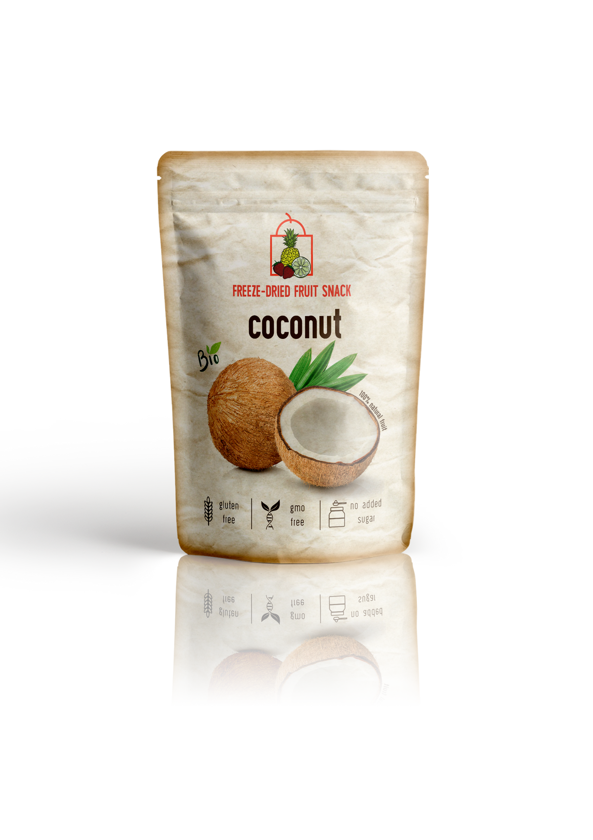 Freeze-Dried Organic Coconut Snack by The Rotten Fruit Box