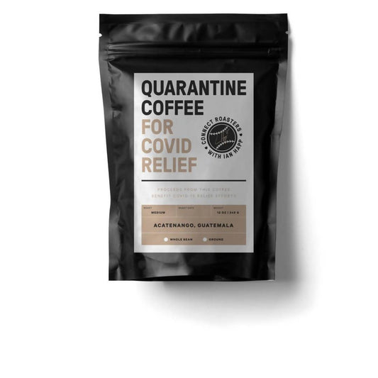 Quarantine Coffee Ground (Medium Roast) Bags - 12 x 12 oz by Farm2Me