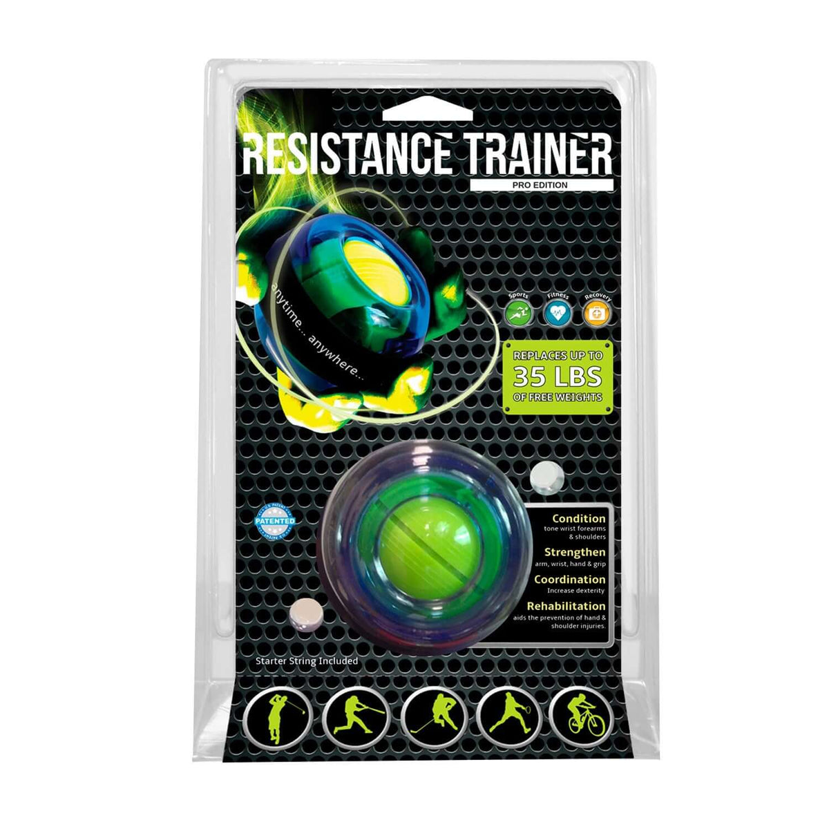 PBLX Resistance Trainer Pro Edition - 35 lbs by Jupiter Gear