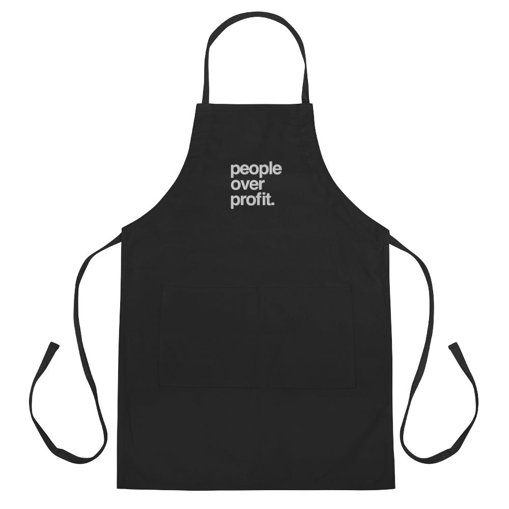 People Over Profit | Apron by The Happy Givers