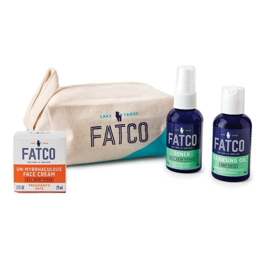 Facial Skincare Set For Dry Skin, Pregnancy Safe by FATCO Skincare Products