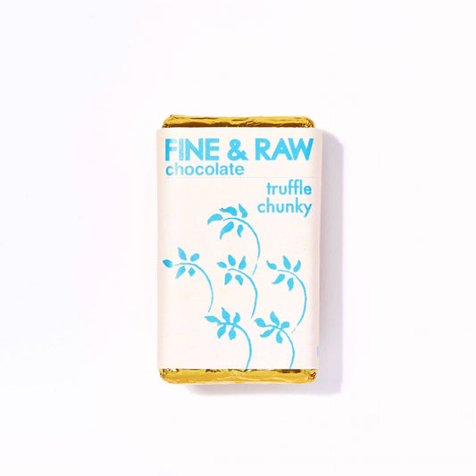 Fine and Raw Truffle Chunky Chocolate Bars, Organic - 10 Bars x 1.5oz by Farm2Me