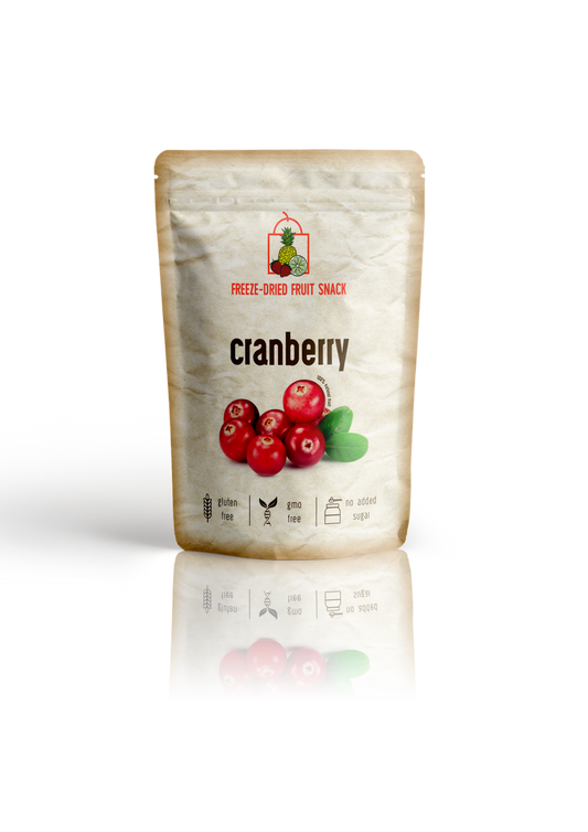 Freeze Dried Whole Cranberry Snack by The Rotten Fruit Box