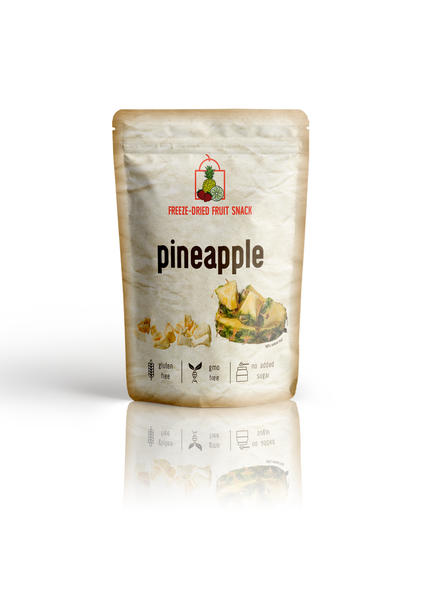 Freeze Dried Pineapple Snack by The Rotten Fruit Box