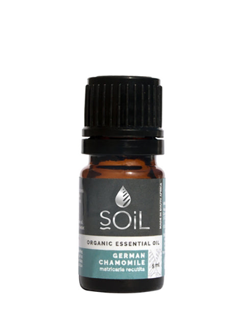 Organic Chamomile, German Essential Oil (Matricaria Recutita) 5ml by SOiL Organic Aromatherapy and Skincare