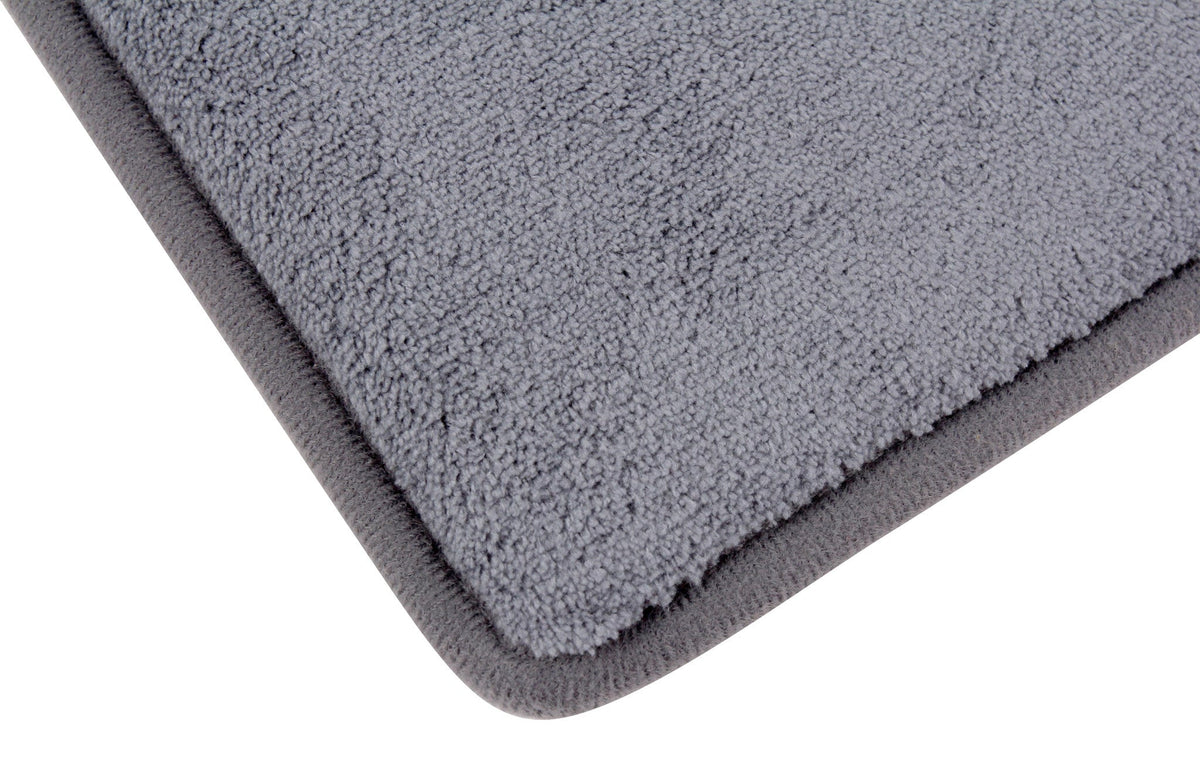 Memory Foam Bath Mat in Slate Grey, 17 x 24 in by The Everplush Company