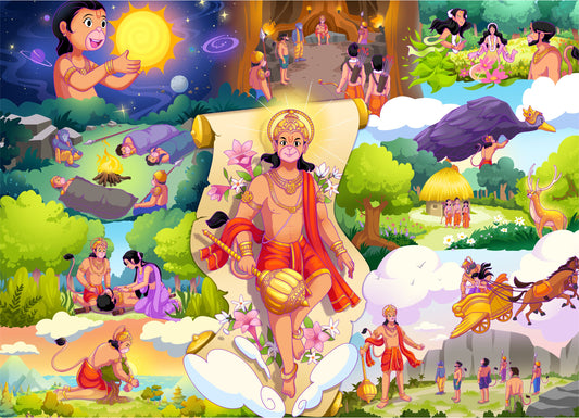 Hanuman Episode 1 Jigsaw Puzzles 1000 Piece by Brain Tree Games - Jigsaw Puzzles