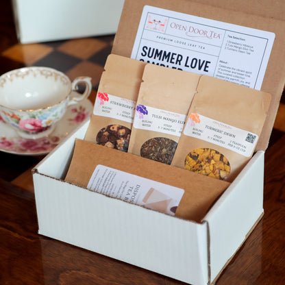 Summer Love Tea Sampler by Open Door Tea