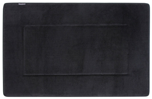 Memory Foam Bath Mat in Black, Large 21 x 34 in by The Everplush Company