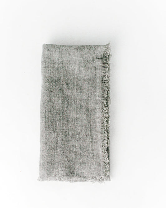 Stone Washed Linen Dinner Napkins by Creative Women