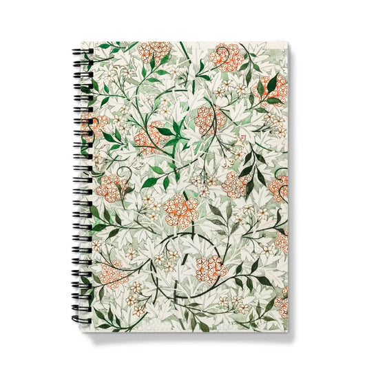 Jasmine by William Morris Notebook by Toby Leon