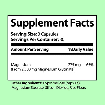 Magnesium Glycinate (Advanced Formula) by Vita Organics