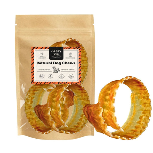 Beef Trachea Ring for Dogs - 3 Chews