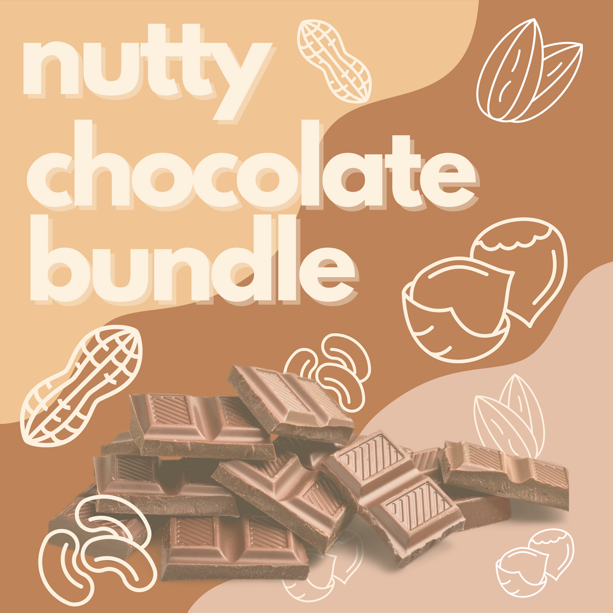 Nutty Chocolate Bar Bundle by Bar & Cocoa