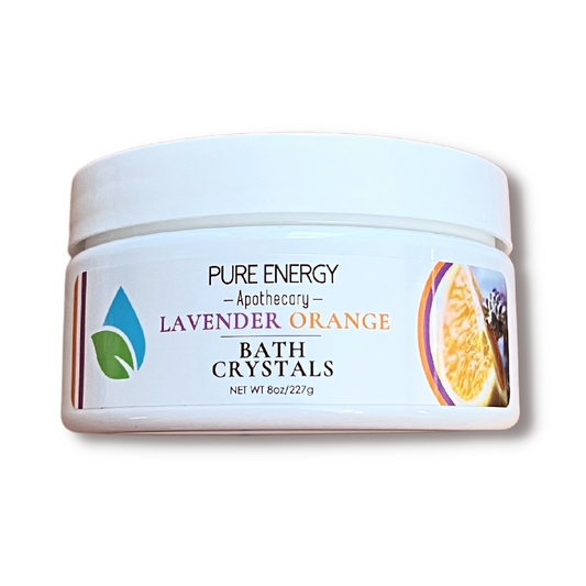 Bath Crystals (Lavender Orange) by Pure Energy Apothecary