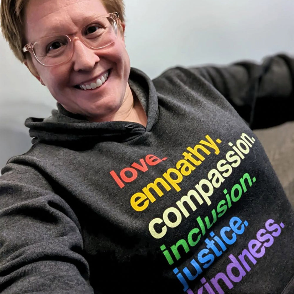 Kindness Is' Pride Pullover Fleece by Kind Cotton