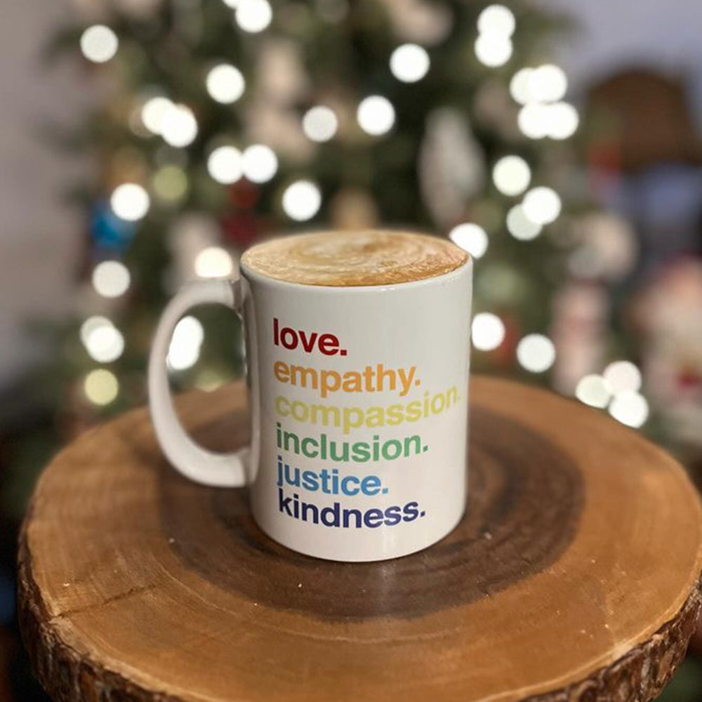 Kindness Is' Pride Coffee Mug by Kind Cotton