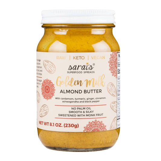 Golden Milk Almond Butter Jars - 24 x 12oz by Farm2Me