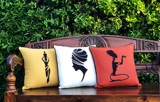 The African Throw Pillow by Ladiesse